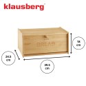 CHLEBAK POJEMNIK BAMBUSOWY NA PIECZYWO KLAUSBERG KB-7933