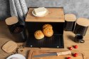 CHLEBAK Z ZESTAWEM 4 POJEMNIKÓW KUCHENNYCH I NOŻEM 2754