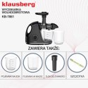 SOKOWIRÓWKA WYCISKARKA WOLNOOBROTOWA KLAUSBERG KB-7861