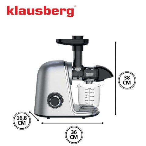 SOKOWIRÓWKA WYCISKARKA WOLNOOBROTOWA KLAUSBERG KB-7868