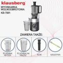 SOKOWIRÓWKA WYCISKARKA WOLNOOBROTOWA PIONOWA KLAUSBERG KB-7881