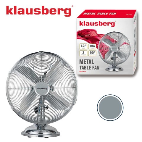 WENTYLATOR WIATRAK CYRKULACYJNY BIURKOWY KLAUSBERG KB-7537