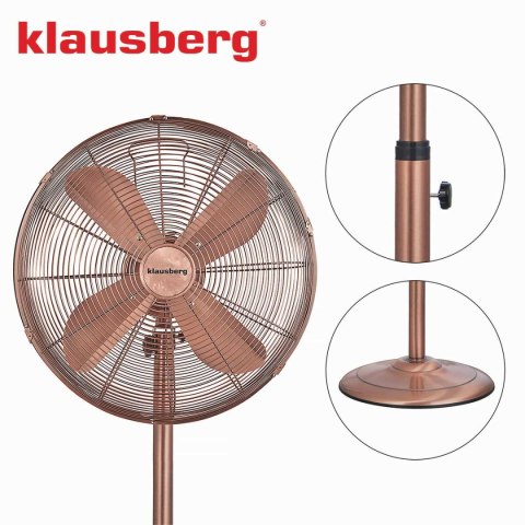 WENTYLATOR WIATRAK PODŁOGOWY KLAUSBERG KB-7719