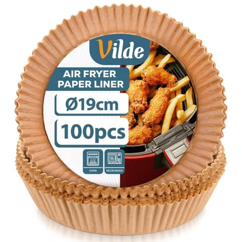 WKŁAD PAPIEROWY DO FRYTOWNICY OKRĄGŁY 19cm 100szt. 279049