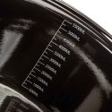 GARNEK EMALIOWANY 26cm 6L Z POKRYWĄ BANQUET METALLIC BLACK