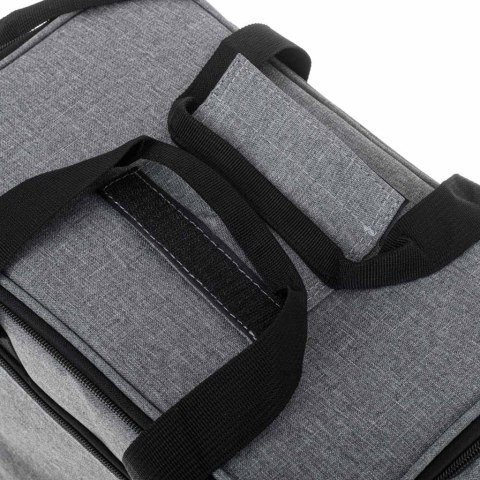 Torba termiczna na lunch jedzenie śniadaniowa izolacyjna 16L szara