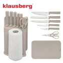 ZESTAW NOŻY W STOJAKU Z DESKĄ I CHWYTEM NA RĘCZNIK KLAUSBERG KB-7978