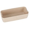 Lunch box śniadaniówka pudełko śniadaniowe z przegródkami dzielone 750ml beżowe