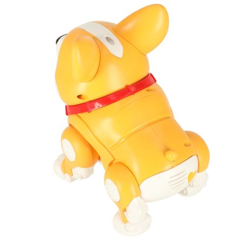 Pies piesek interaktywny robot Corgi świecące uszy muzyka