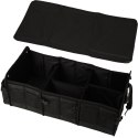 Organizer do bagażnika kufer do samochodu z chłodzeniem 3 komory z torbą termiczną XXL 37x75x32cm