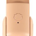 Wiatrak biurkowy wentylator mini ręczny składany wiatraczek przenośny USB różowy