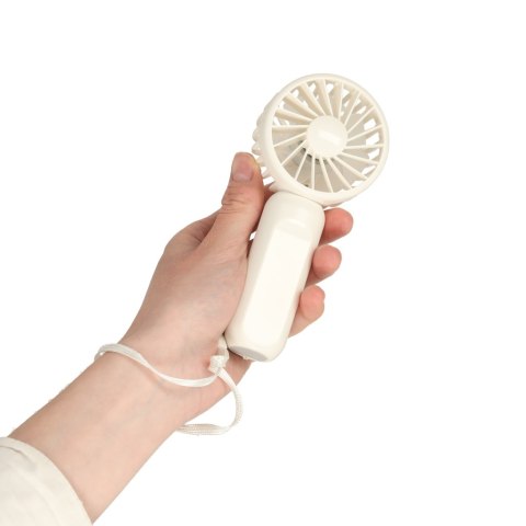 Wiatrak biurkowy wentylator mini ręczny wiatraczek przenośny USB 13,8cm