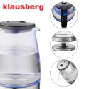 CZAJNIK ELEKTRYCZNY SZKLANY 1,8L KLAUSBERG KB-7887 LED RGB
