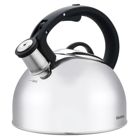 CZAJNIK STALOWY Z GWIZDKIEM 2,5L KLAUSBERG KB-7910