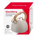 CZAJNIK STALOWY Z GWIZDKIEM 2,5L KLAUSBERG KB-7913