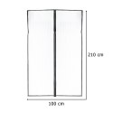Moskitiera siatka magnetyczna LUARO na drzwi solidna mocny magnes 100x210cm