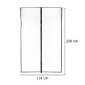 Moskitiera siatka magnetyczna LUARO na drzwi solidna mocny magnes 110x220cm