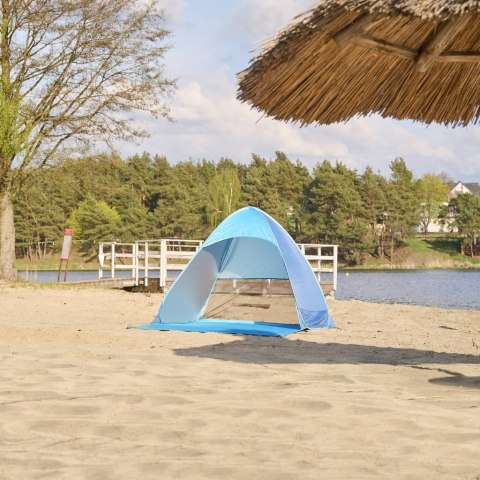 Namiot plażowy parawan samorozkładający na plażę ogród ogrodowy POPUP ochronny UV XXL