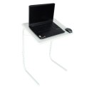 Stolik pod laptopa do laptopa stół wielofunkcyjny składany regulowany 69cm biały