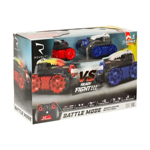 CZOŁGI na pilota RC REVOLT TG1004T Battle Tanks Pojedynek Laserowy 2.4GHz LED Efekty Dźwiękowe Off-Road TOP 24 H