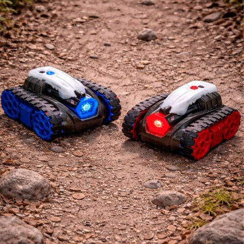 CZOŁGI na pilota RC REVOLT TG1004T Battle Tanks Pojedynek Laserowy 2.4GHz LED Efekty Dźwiękowe Off-Road TOP 24 H