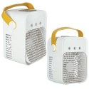 Klimator przenośny klimatyzer biurkowy mini klimatyzator na wodę 3w1 USB LED
