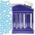 Kulki żelowe wodne hydrożelowe do kwiatów niebieskie 250g 50 000szt. 7-8mm