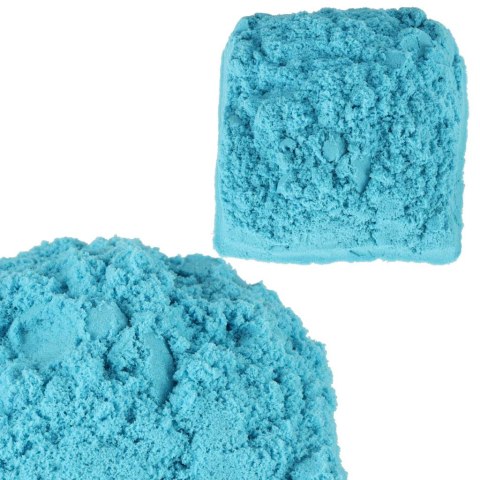Piasek sensoryczny dla dzieci 1kg w woreczku niebieski