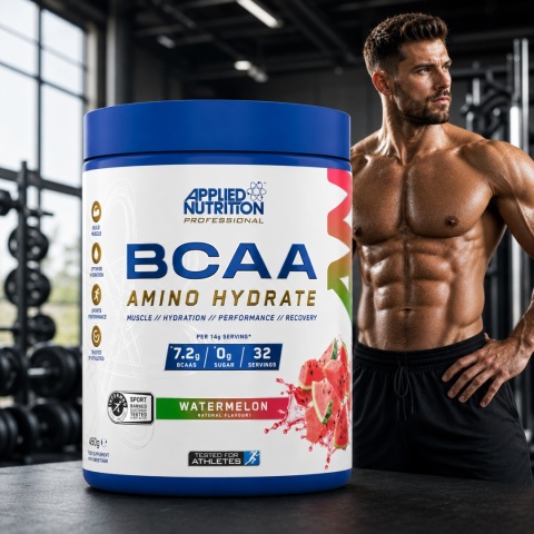 Aminokwasy BCAA Amino-Hydrate Arbuz Proszek 450g