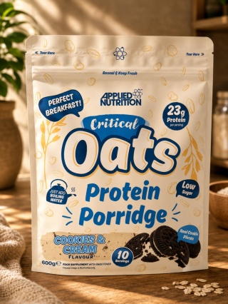 Owsianka Śniadaniowa Odżywka białkowa Critical Oats 600g Smak Ciasteczko