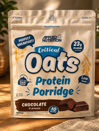 Owsianka Śniadaniowa Odżywka białkowa Critical Oats 600g Smak Czekoladowy