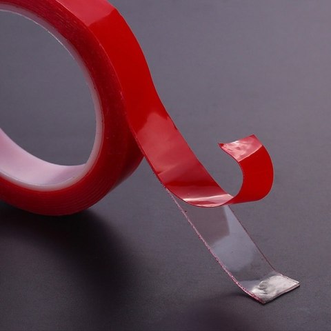 Taśma dwustronna samoprzylepna akrylowa montażowa transparentna mocna 20mm x 3m