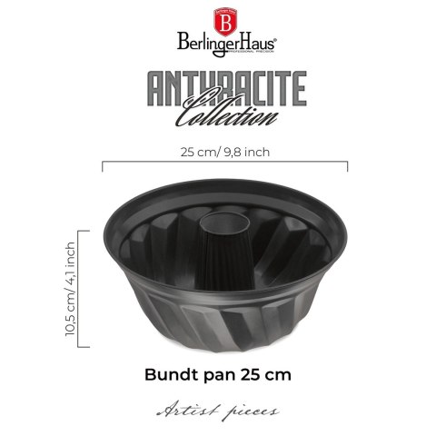 Forma do pieczenia babki 25cm Berlinger Haus BH-8692 Antracit Collection