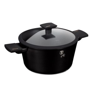 Garnek z pokrywką 28 cm BerlingerHaus BH-8262 Monaco / Black Rose Collection