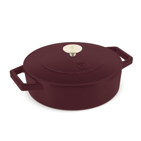 Garnek żeliwny 2,57L z pokrywką 26cm BerlingerHaus Leonardo BH-6263
