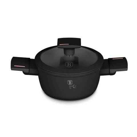 Mini garnek z pokrywką 14 cm BerlingerHaus Monaco/ Black Rose Collection BH- 8285