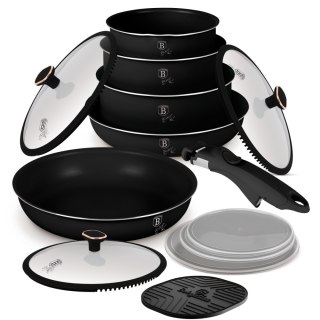 Zestaw garnków 13 el. z odpinaną rączką BerlingerHaus BH-8419 Black Rose Collection
