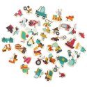 Puzzle dla dzieci układanka w puszce pojazdy 48 puzzli 24 obrazki