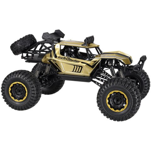 Samochód zdalnie sterowany 2,4GHz 1:8 51cm metal złoty TOP OFERTA HOT