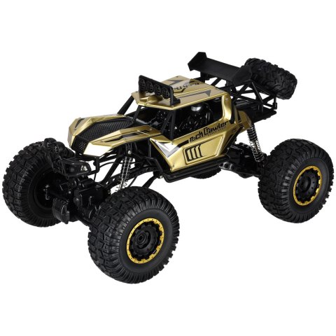Samochód zdalnie sterowany 2,4GHz 1:8 51cm metal złoty TOP OFERTA HOT