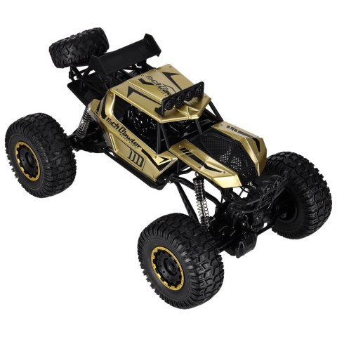 Samochód zdalnie sterowany 2,4GHz 1:8 51cm metal złoty TOP OFERTA HOT