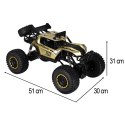 Samochód zdalnie sterowany 2,4GHz 1:8 51cm metal złoty TOP OFERTA HOT