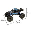 Samochód zdalnie sterowany na pilota RC Crawler Climbing Car 1:10 4WD 48cm KOLOR NIEBIESKI