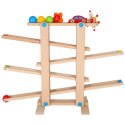 Tor kulkowy drewniany kulodrom montessori XXL