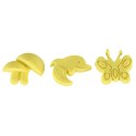 Piasek sensoryczny dla dzieci 1kg w woreczku żółty