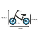Rowerek biegowy Trike Fix Balance rower ultra lekki czarny