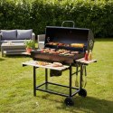 DUŻY GRILL WĘGLOWY NA KÓŁKACH Z PÓŁKAMI KLAUSBERG KB-9033