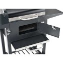 DUŻY GRILL WĘGLOWY NA KÓŁKACH Z PÓŁKAMI KLAUSBERG KB-9034