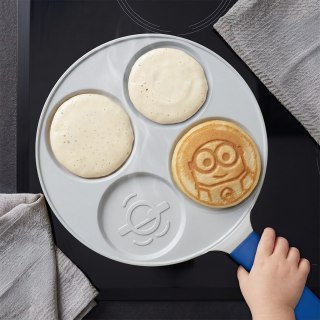 Patelnia do placuszków 4 otwory Emoji 26 cm Minions Collection BerlingerHaus BH-8950MN