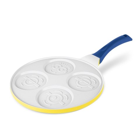 Patelnia do placuszków 4 otwory Emoji 26 cm Minions Collection BerlingerHaus BH-8950MN